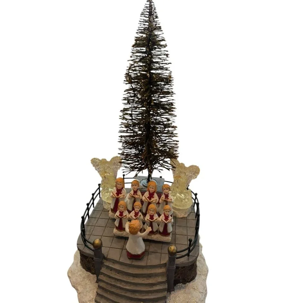 Winter Valley Animated Choir & Tree Christmas Decoration With Lights & Motion
